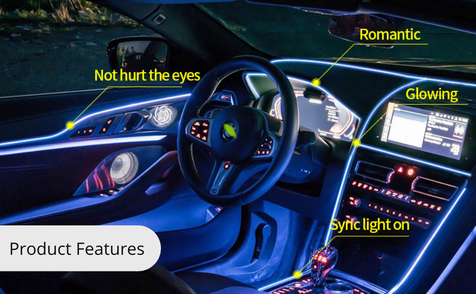 Car interior ambient light