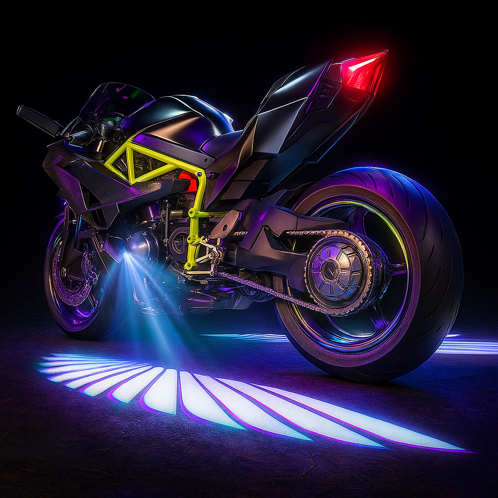 Angel Wings LED Light for Cars & Bikes (2 Pcs)