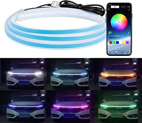 Multi Color Car Hood Light