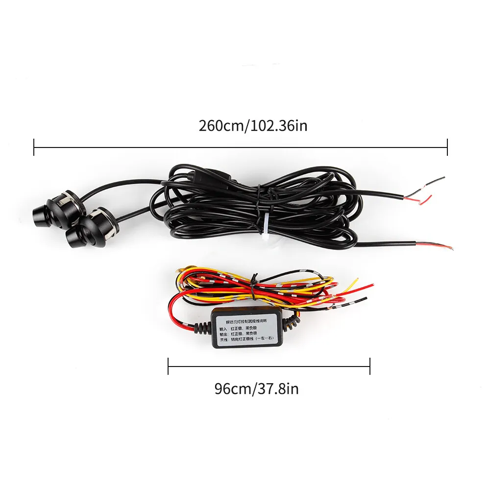 Angel Wings LED Light for Cars (2 Pcs)